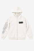 Moletom Capuz Zíper Lettering Off White