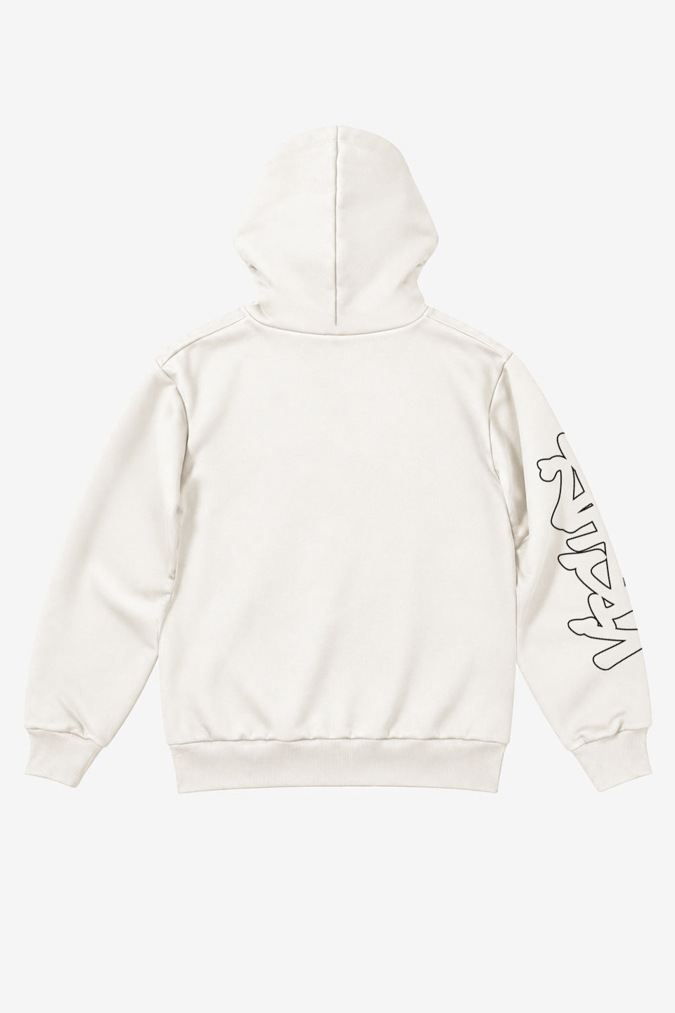 Moletom Capuz Zíper Lettering Off White