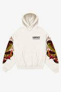 Moletom Canguru Premium Flame Boitatá Off White