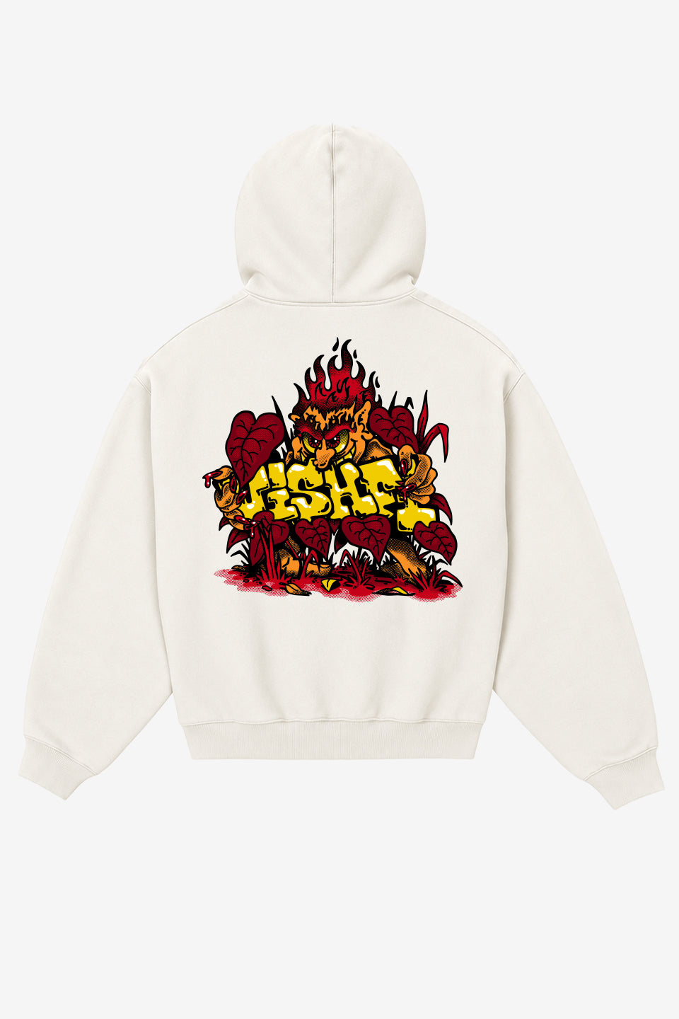 Moletom Canguru Premium Rage Curupira Off White