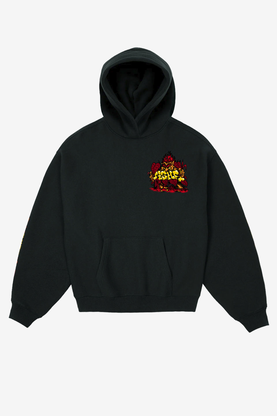 Moletom Canguru Premium Rage Curupira Preto