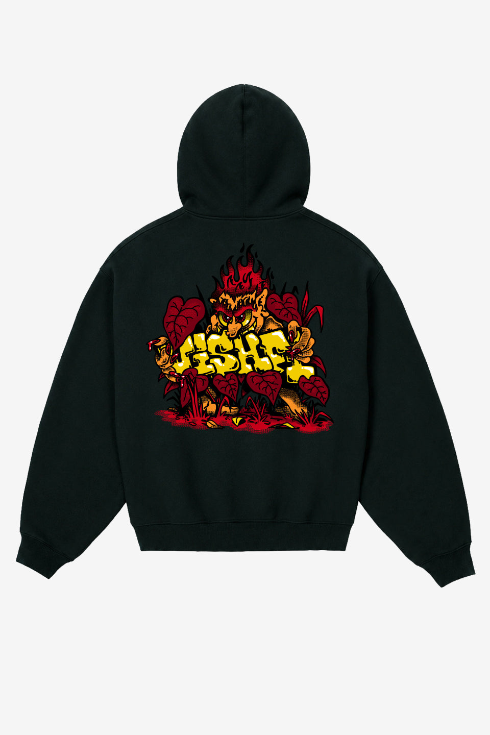 Moletom Canguru Premium Rage Curupira Preto