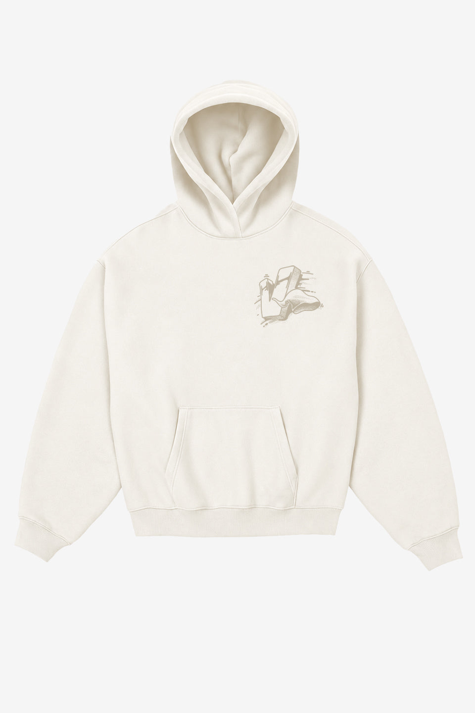 Moletom Canguru Premium Linesaci Off White