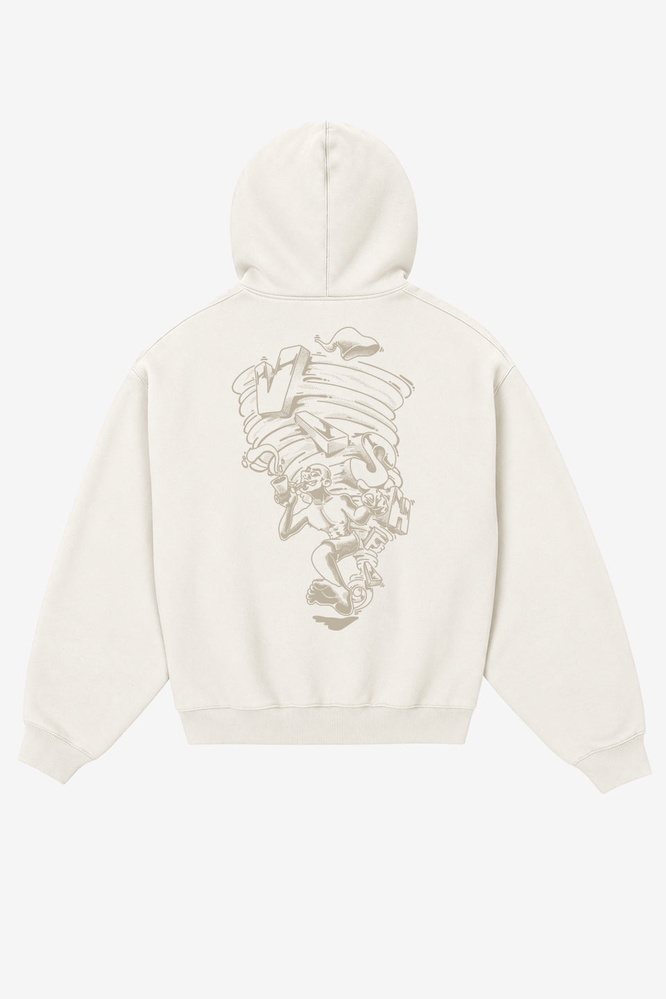 Moletom Canguru Premium Linesaci Off White
