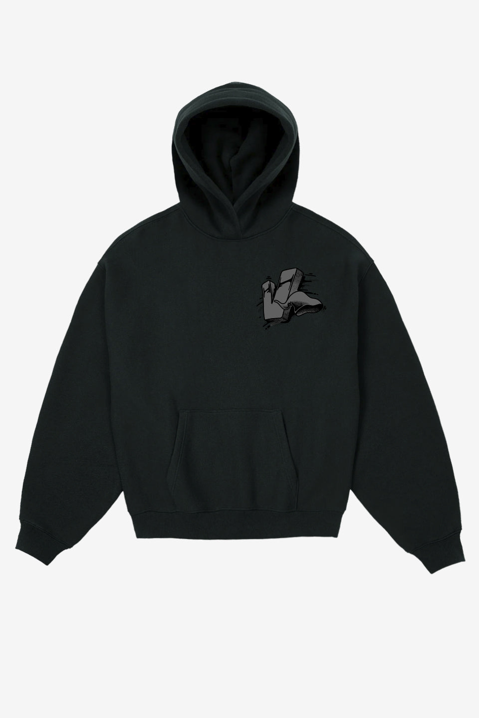 Moletom Canguru Premium Linesaci Preto