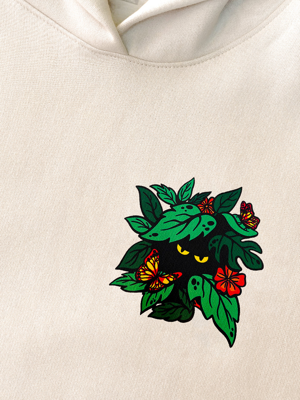 Moletom Capuz Garden Creme