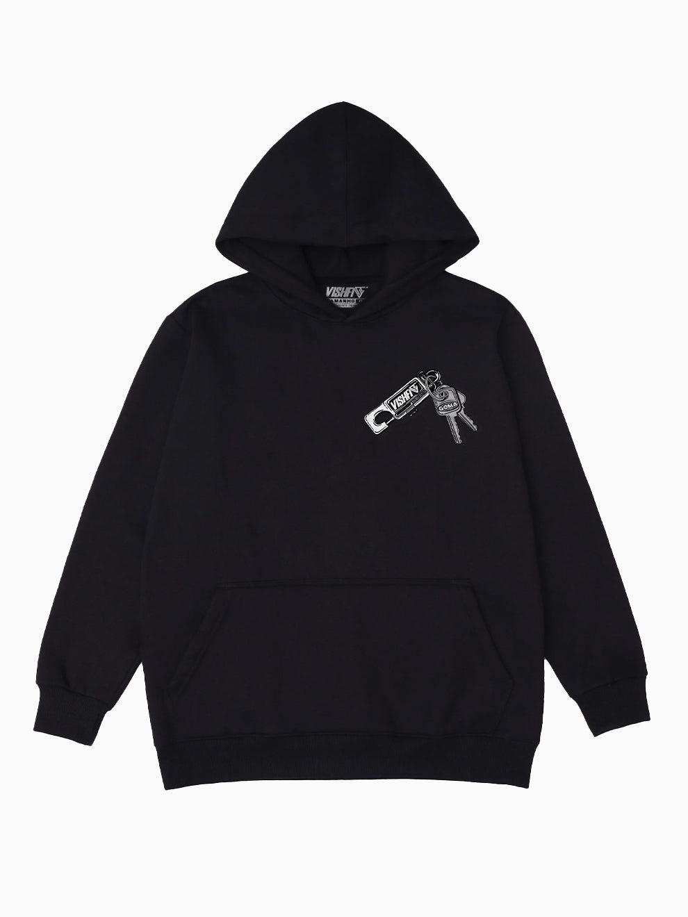 Moletom Capuz Keychain Preto