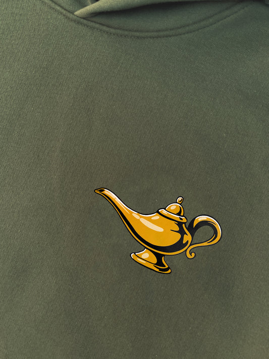 Moletom Capuz Magic Lamp Verde