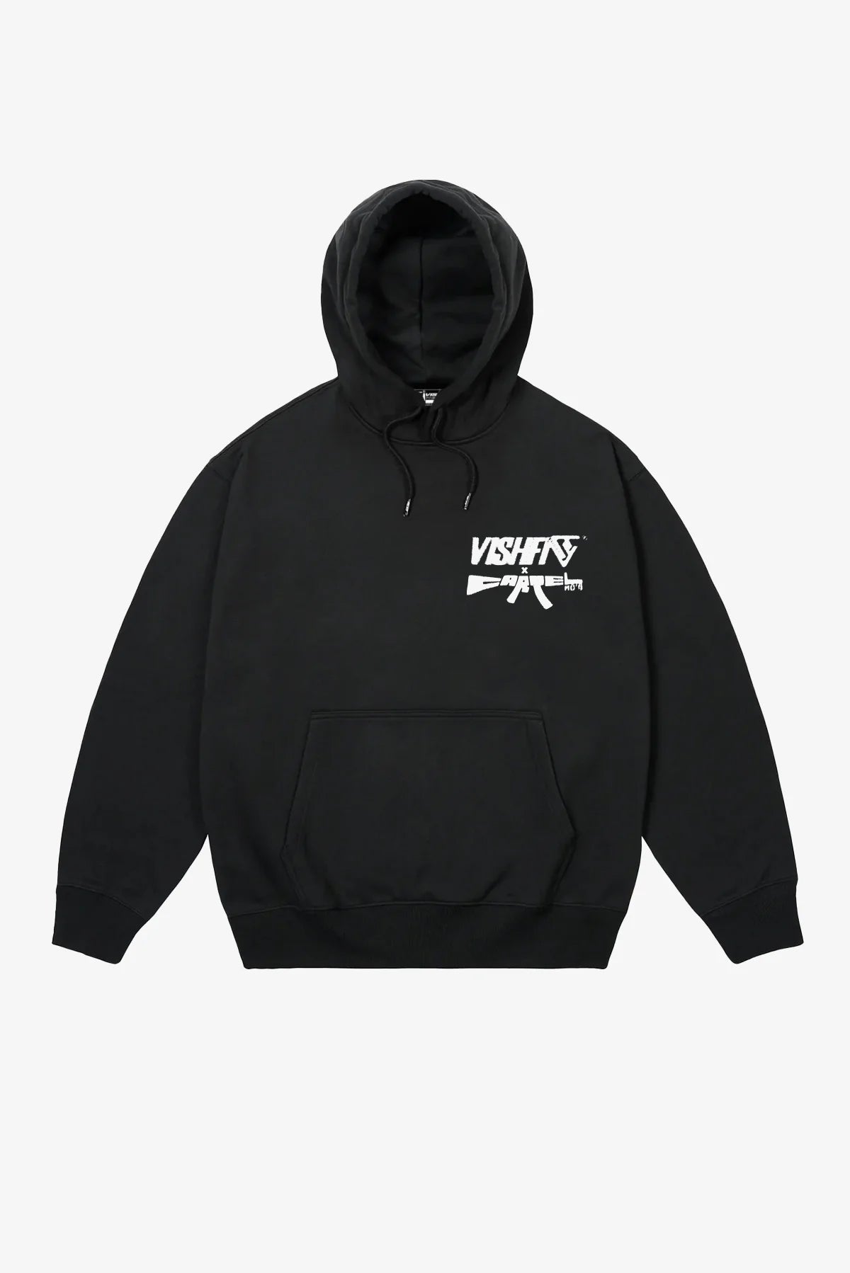 Moletom Canguru Premium VSHF x CRT Preto Cartel Mcs