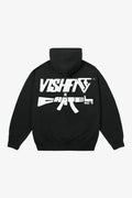 Moletom Canguru Premium VSHF x CRT Preto Cartel Mcs