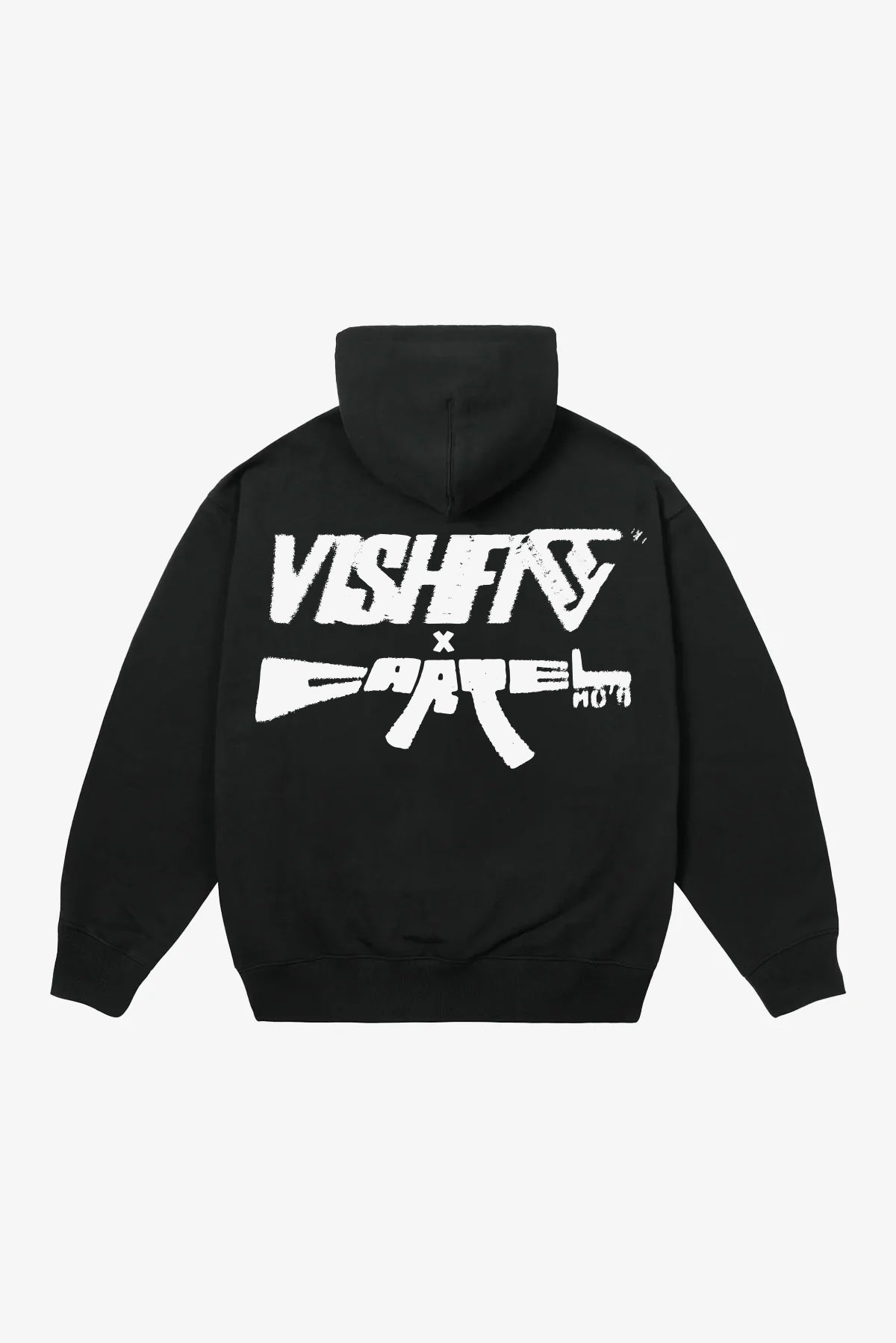 Moletom Canguru Premium VSHF x CRT Preto Cartel Mcs