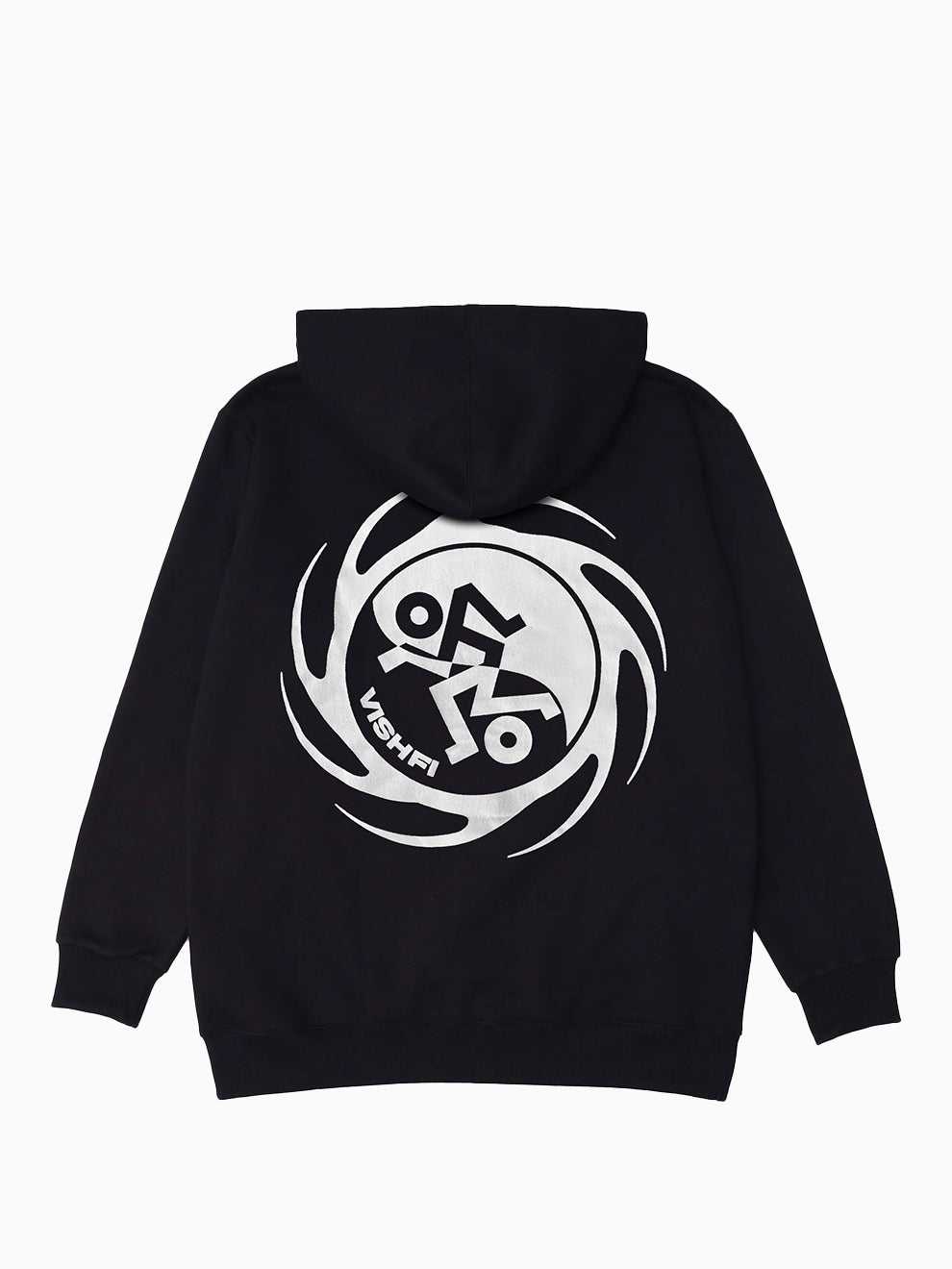 Moletom Capuz Yin-Yang Preto