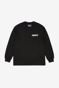 Camiseta Manga Longa Streetwear Classic Logo Preta
