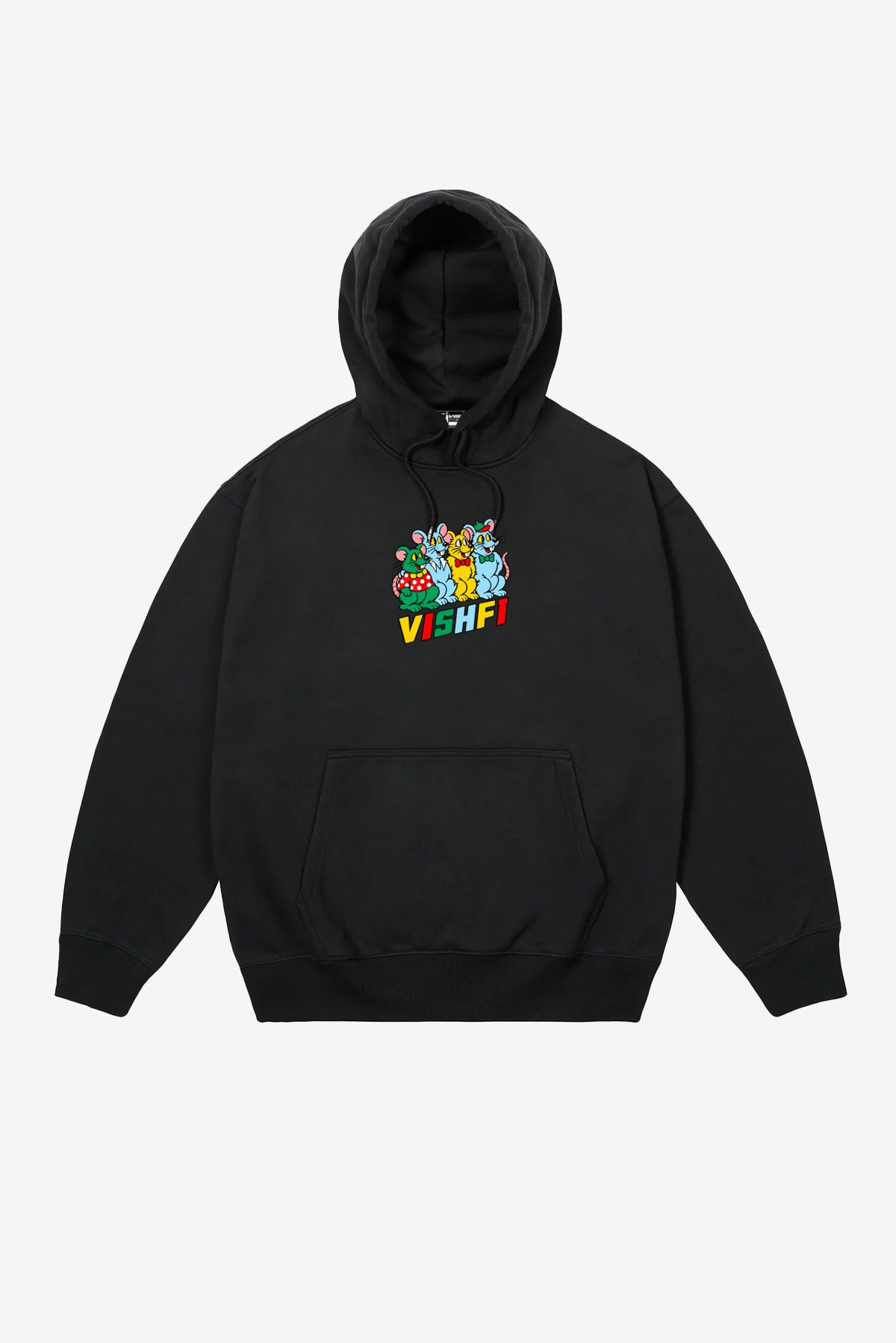 Moletom Canguru Ratkids Preto