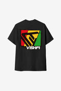 Camiseta Cotton Streetwear Roots Preta