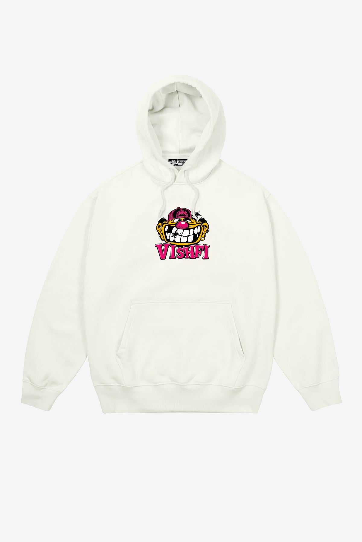 Moletom Capuz Smile Off White