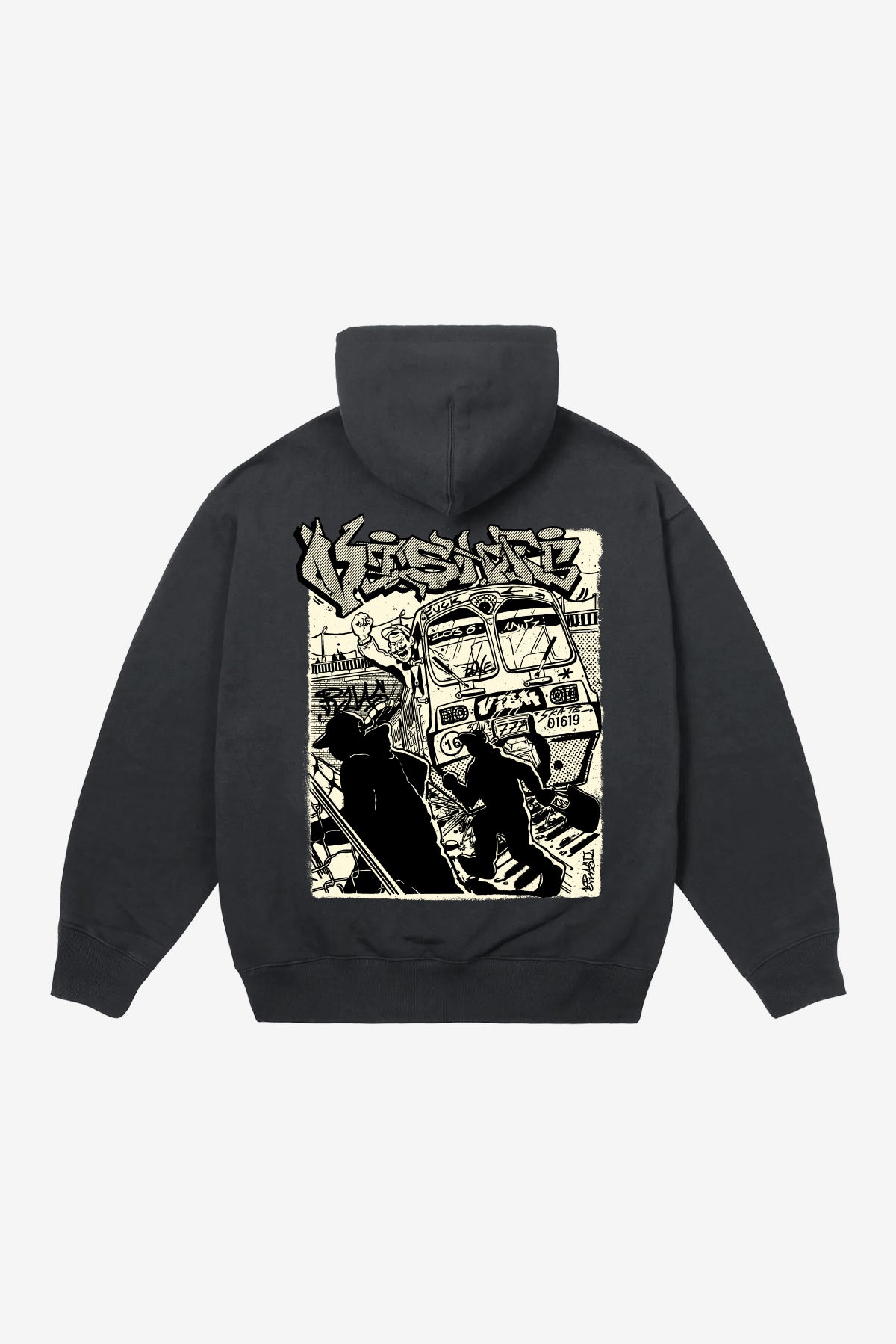 Moletom Canguru Premium Train Chumbo