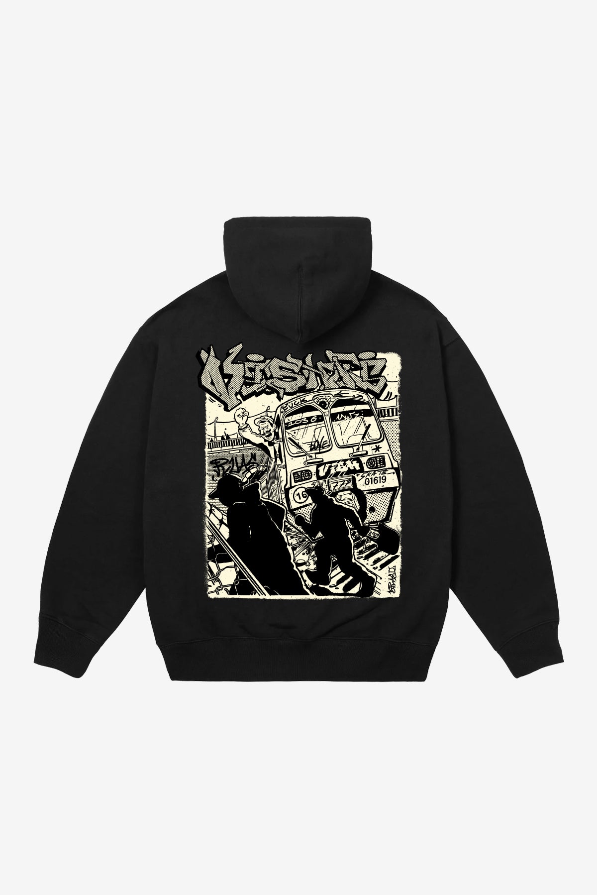 Moletom Canguru Premium Train Preto