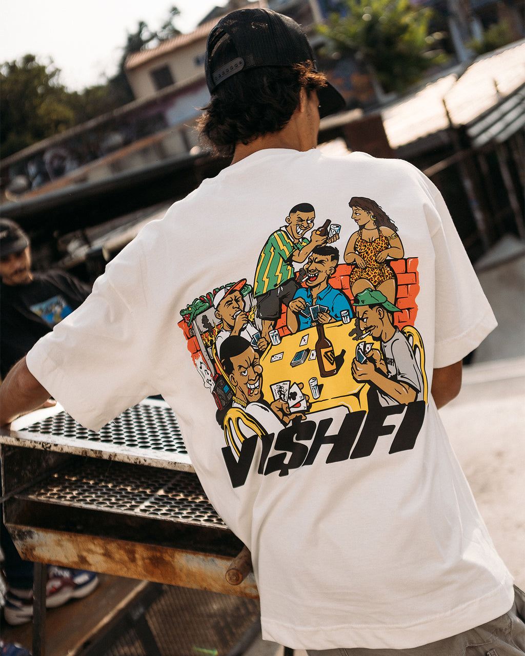 T-SHIRT CHURRASCO OFF WHITE