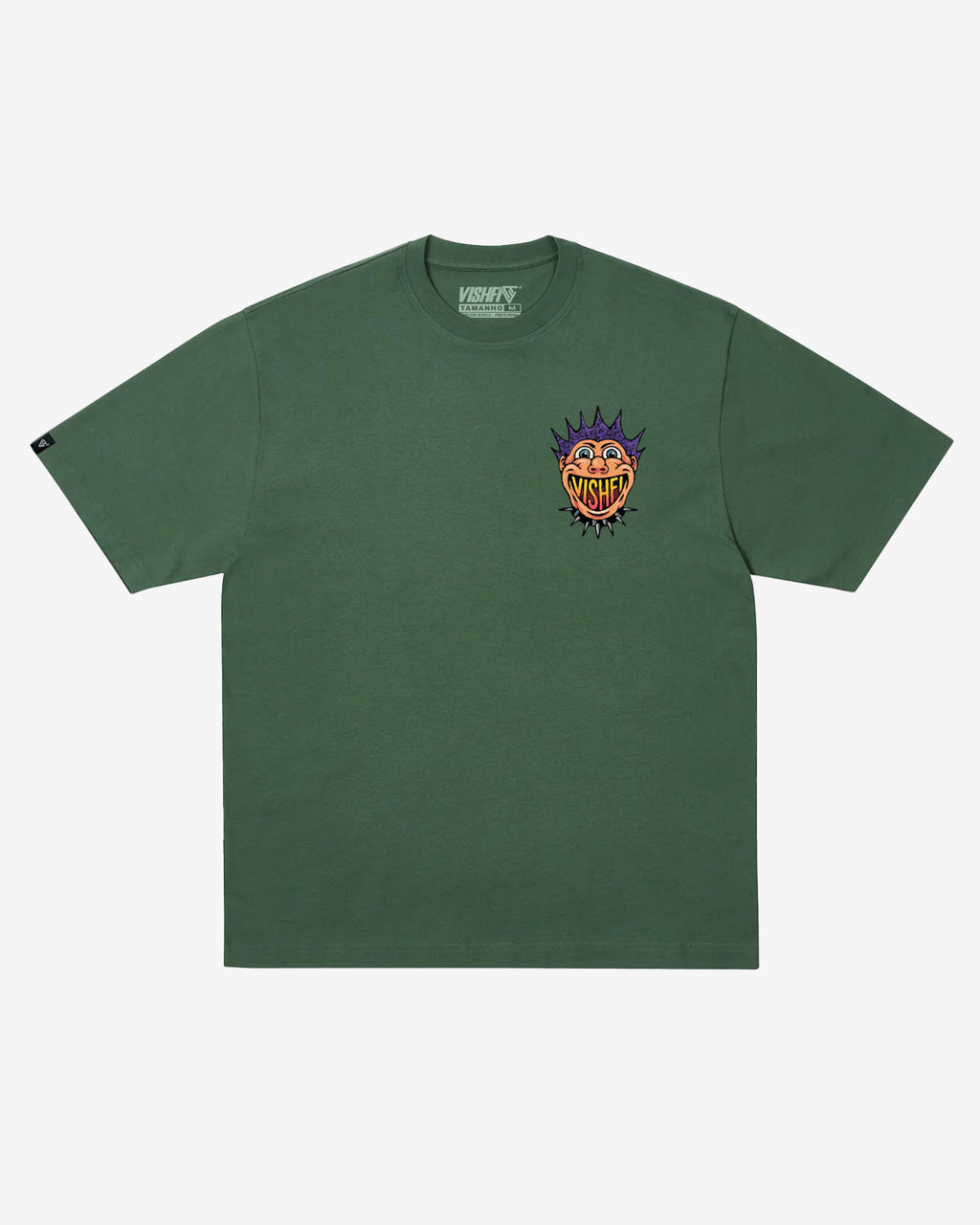 T-SHIRT PUNK GREEN