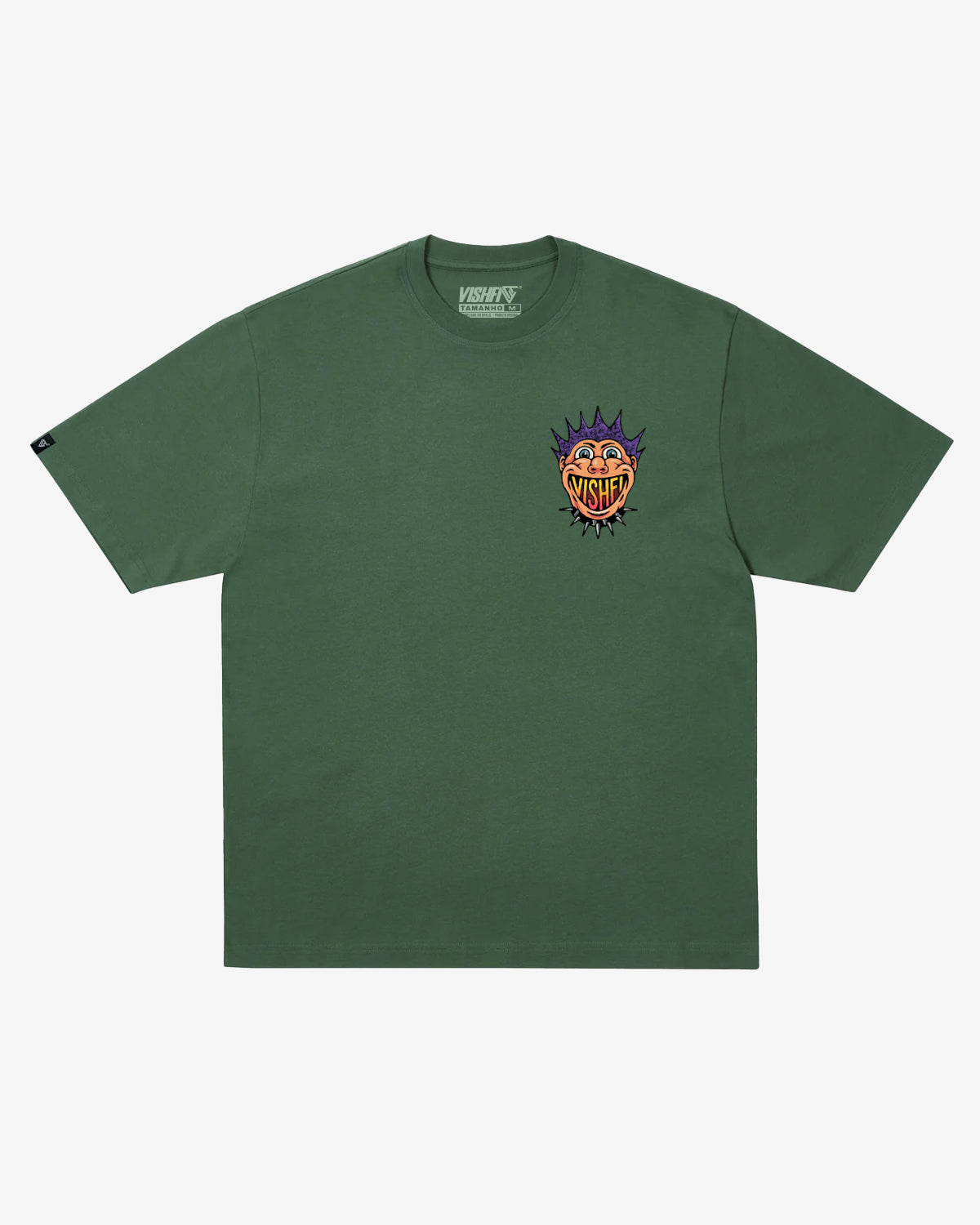 T-SHIRT PUNK GREEN