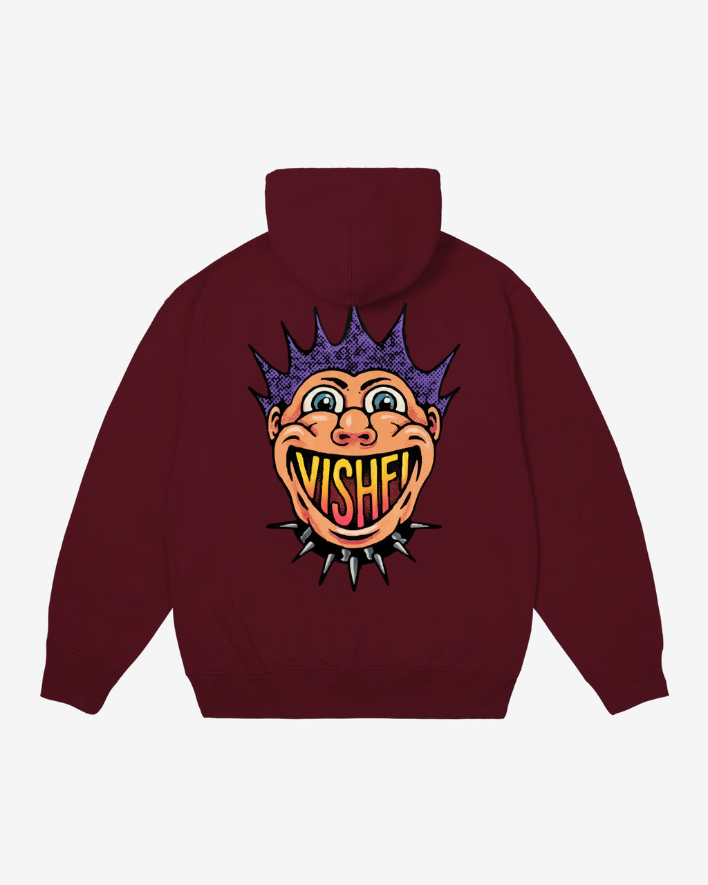 HOODIE PUNK BORDÔ
