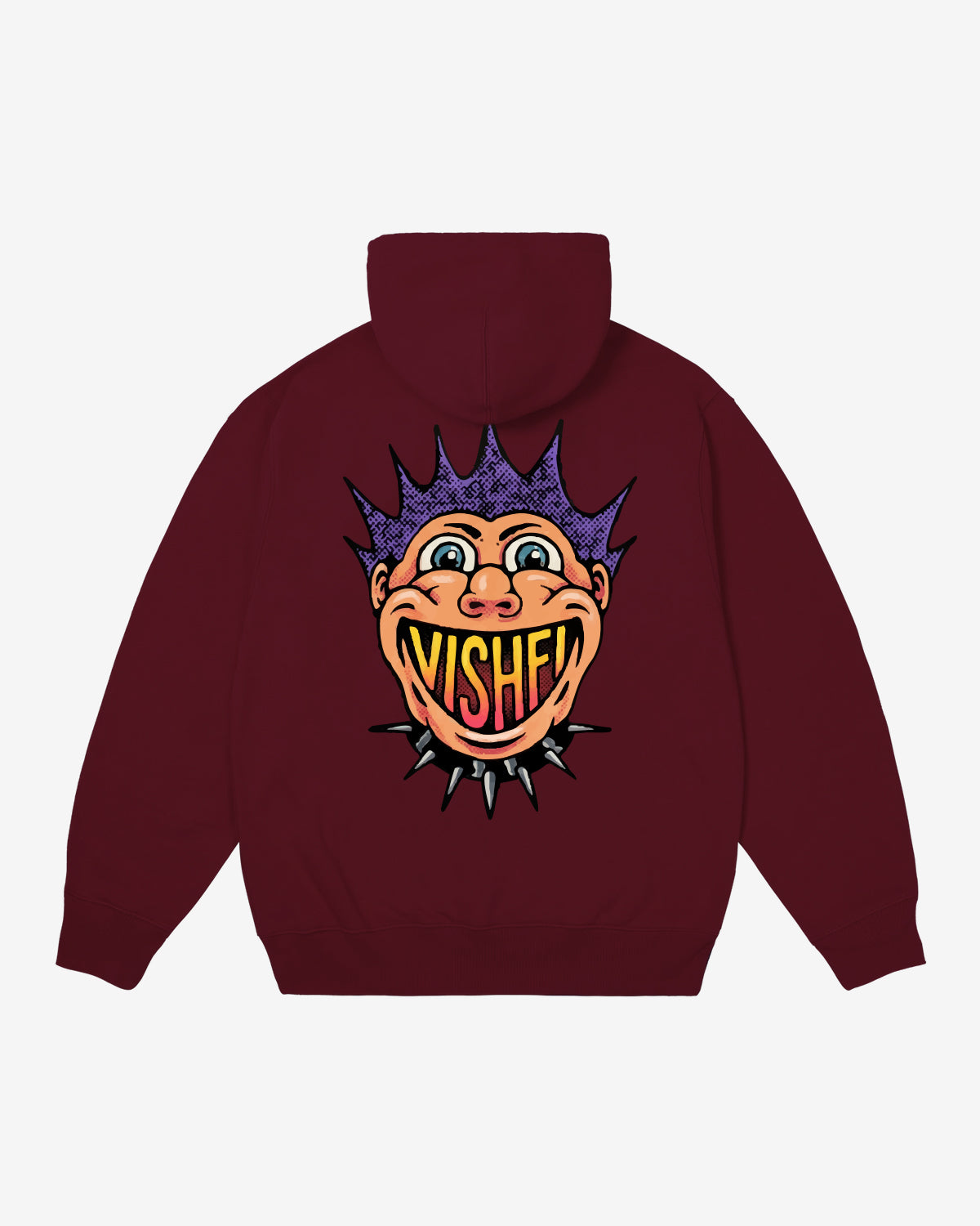 HOODIE PUNK BORDÔ