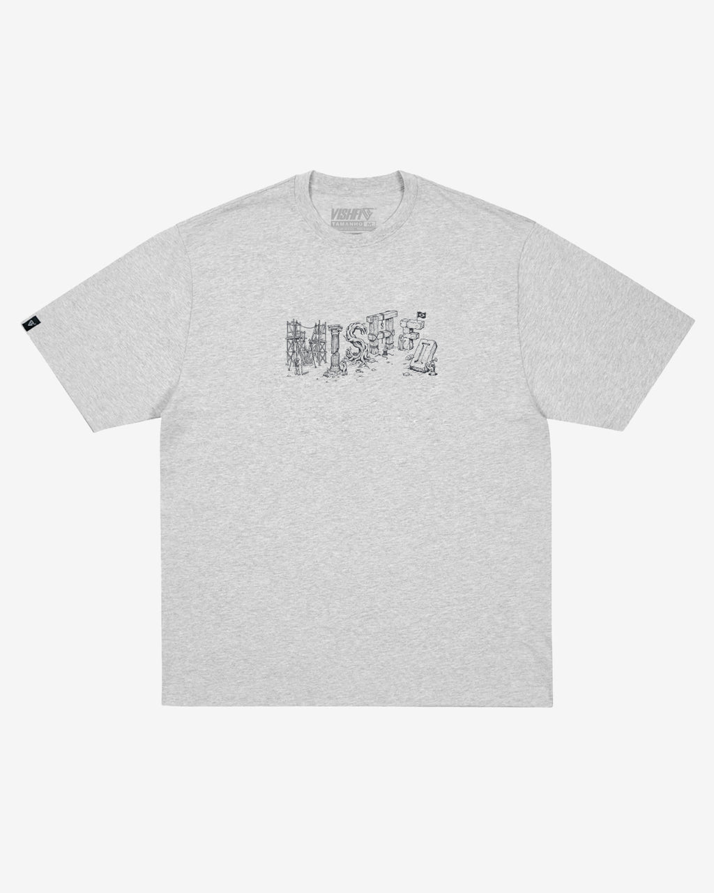 T-SHIRT GÊNESE HEATHER GREY