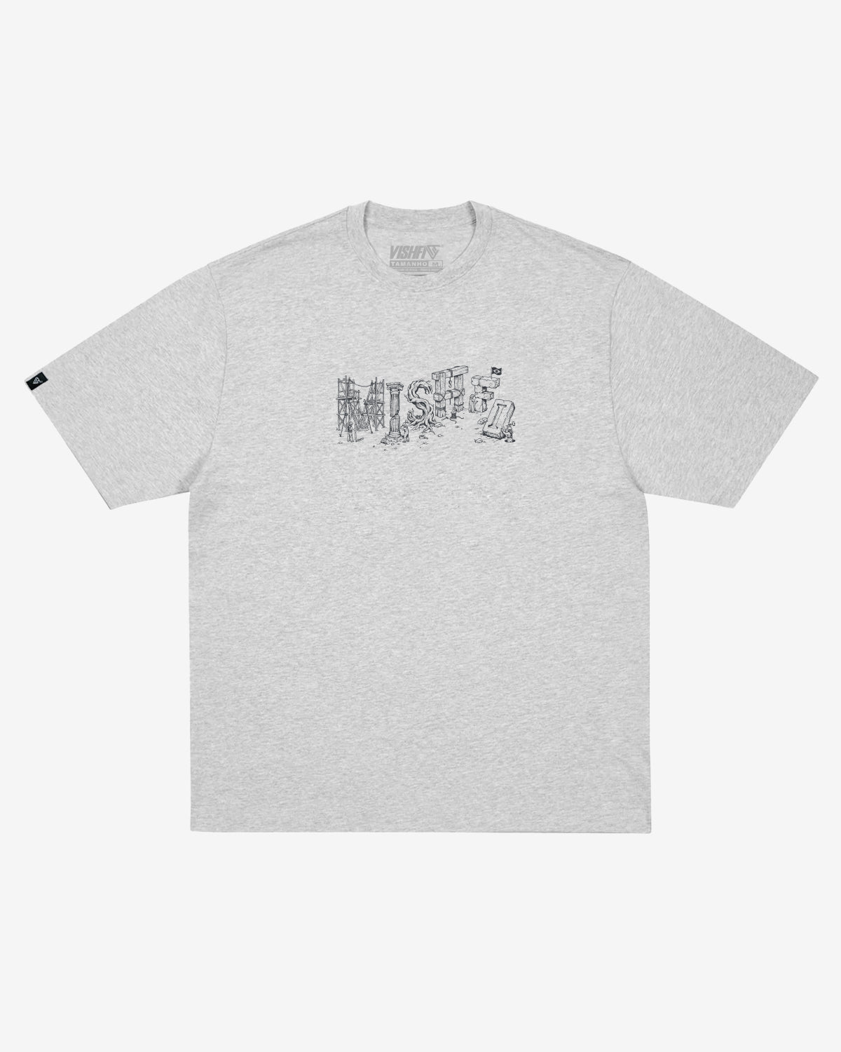 T-SHIRT GÊNESE HEATHER GREY