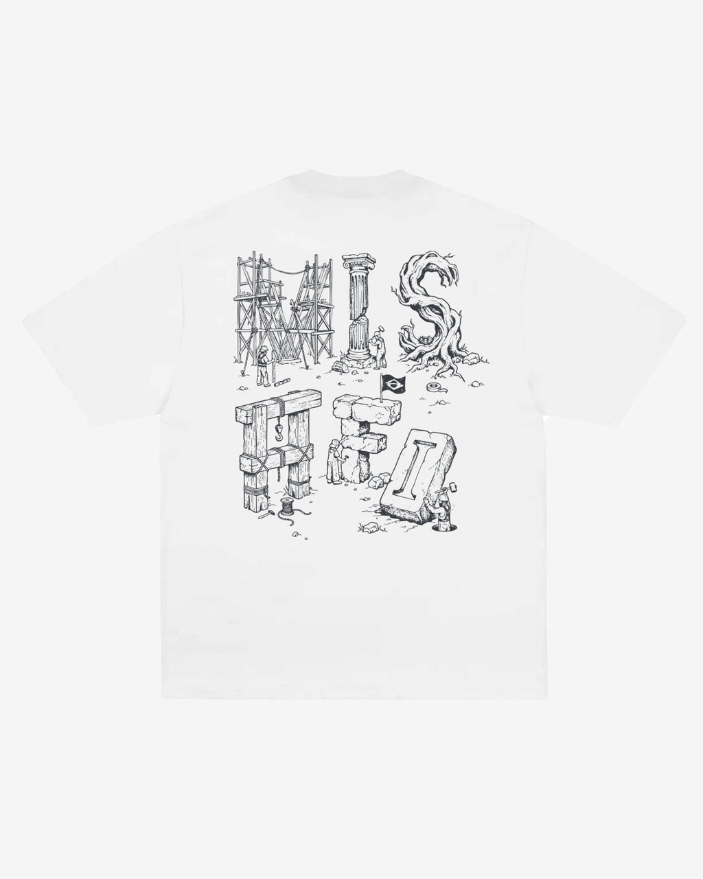 T-SHIRT GÊNESE OFF WHITE