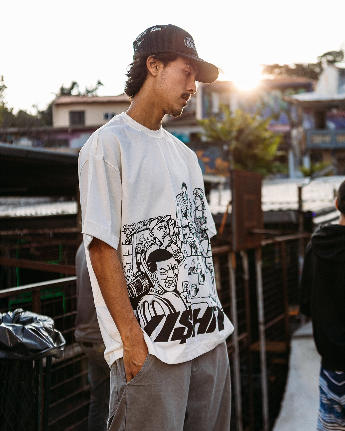 T-SHIRT CHURRASCO LINE OFF WHITE