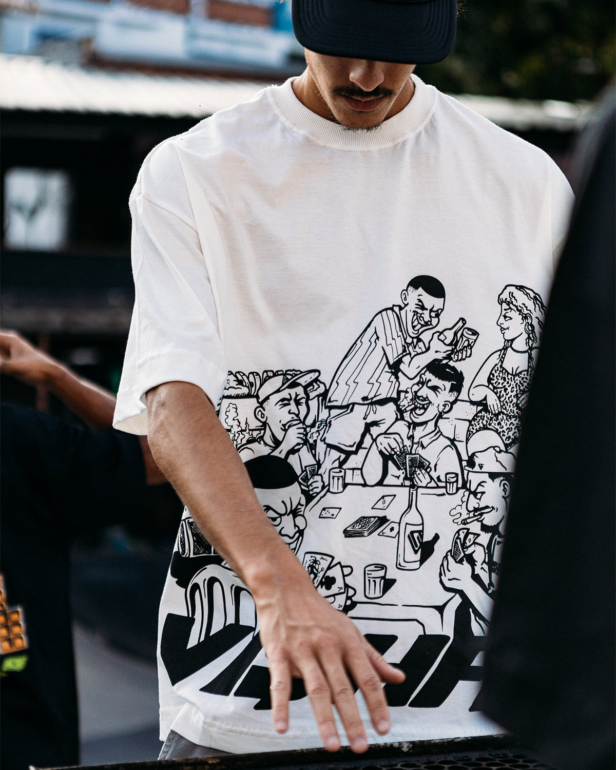 T-SHIRT CHURRASCO LINE OFF WHITE