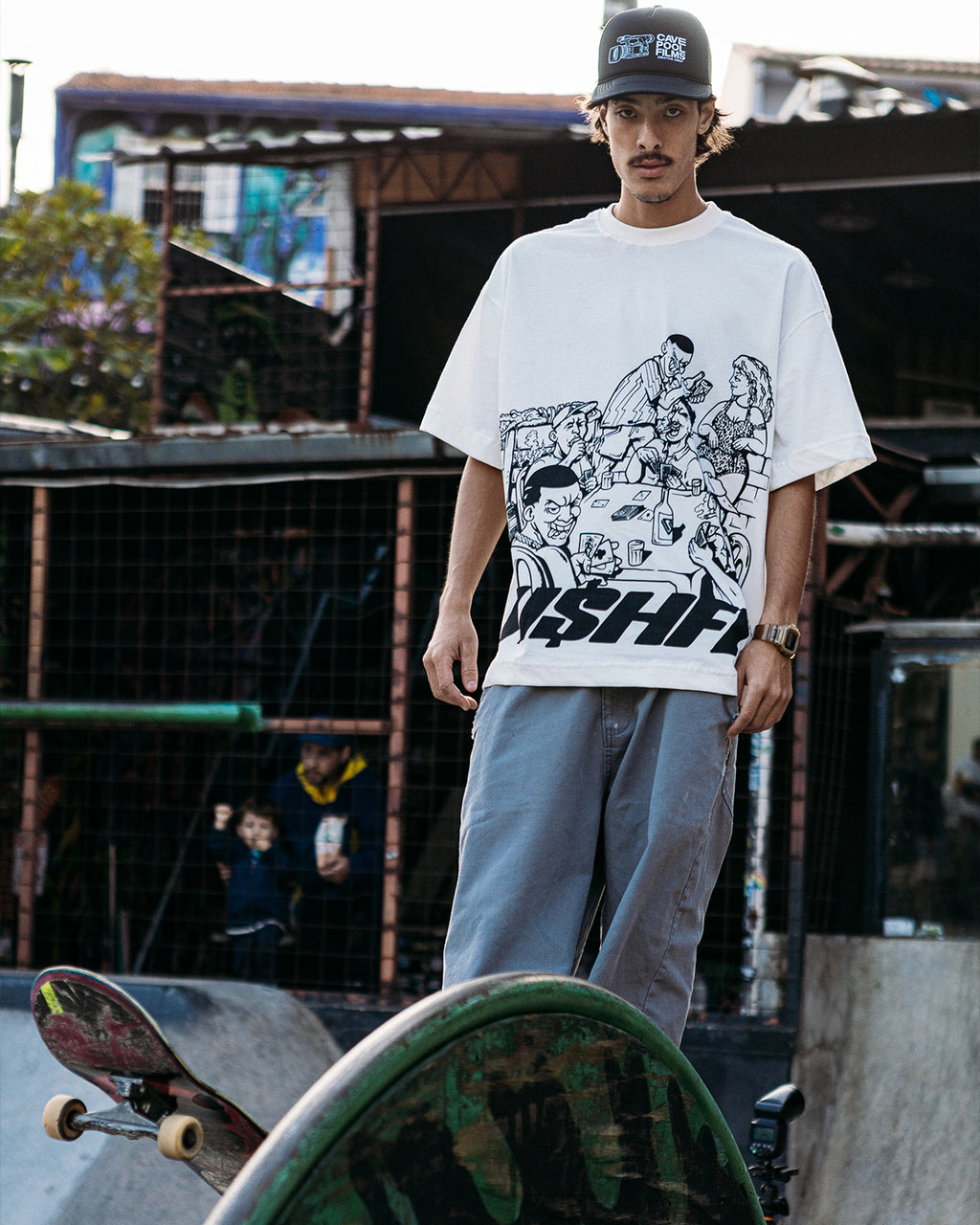T-SHIRT CHURRASCO LINE OFF WHITE