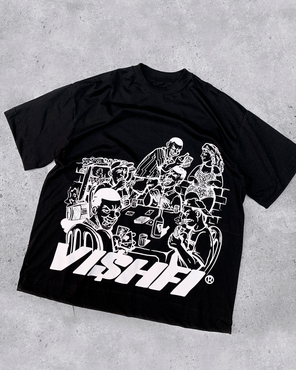 T-SHIRT CHURRASCO LINE BLACK