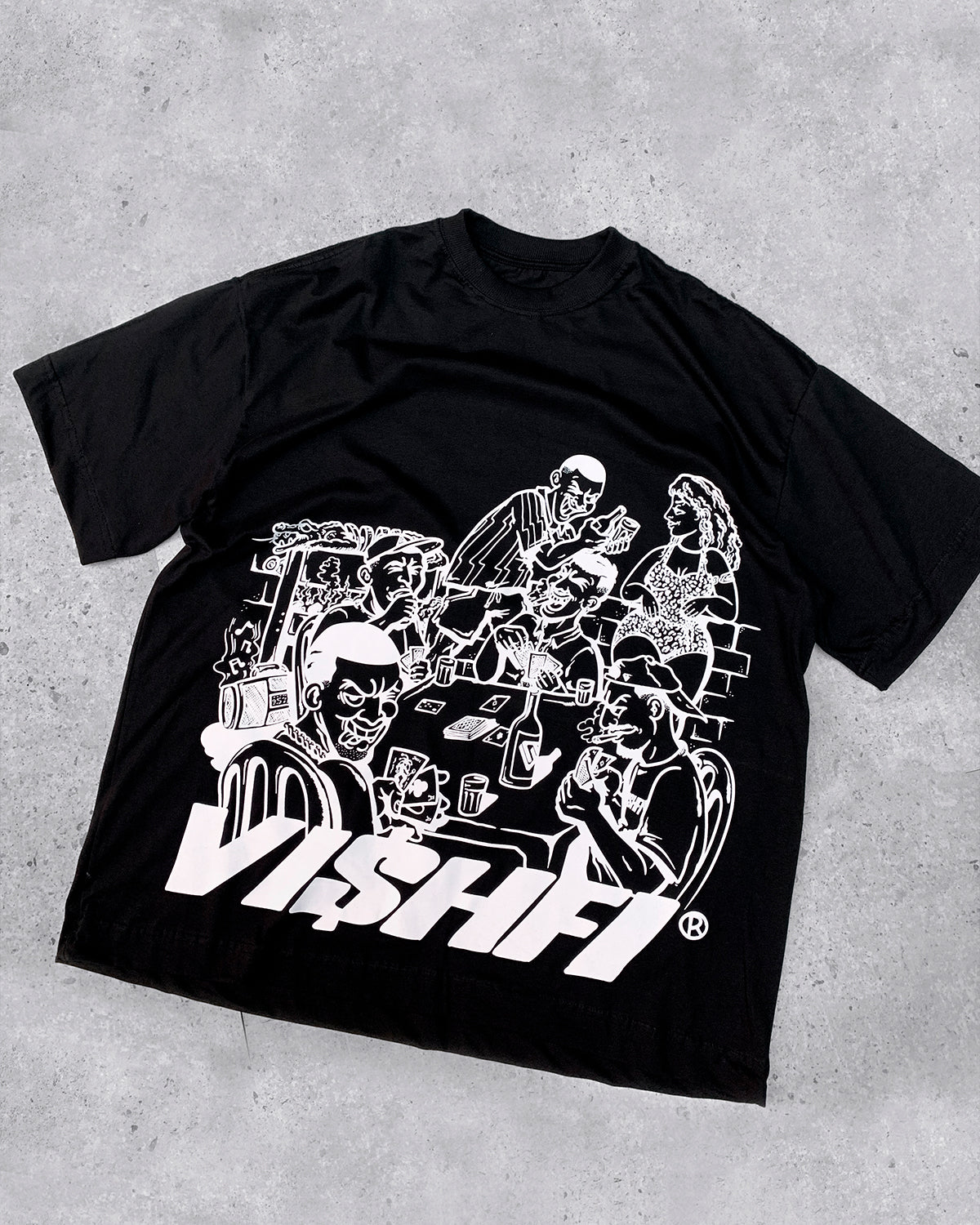 T-SHIRT CHURRASCO LINE BLACK
