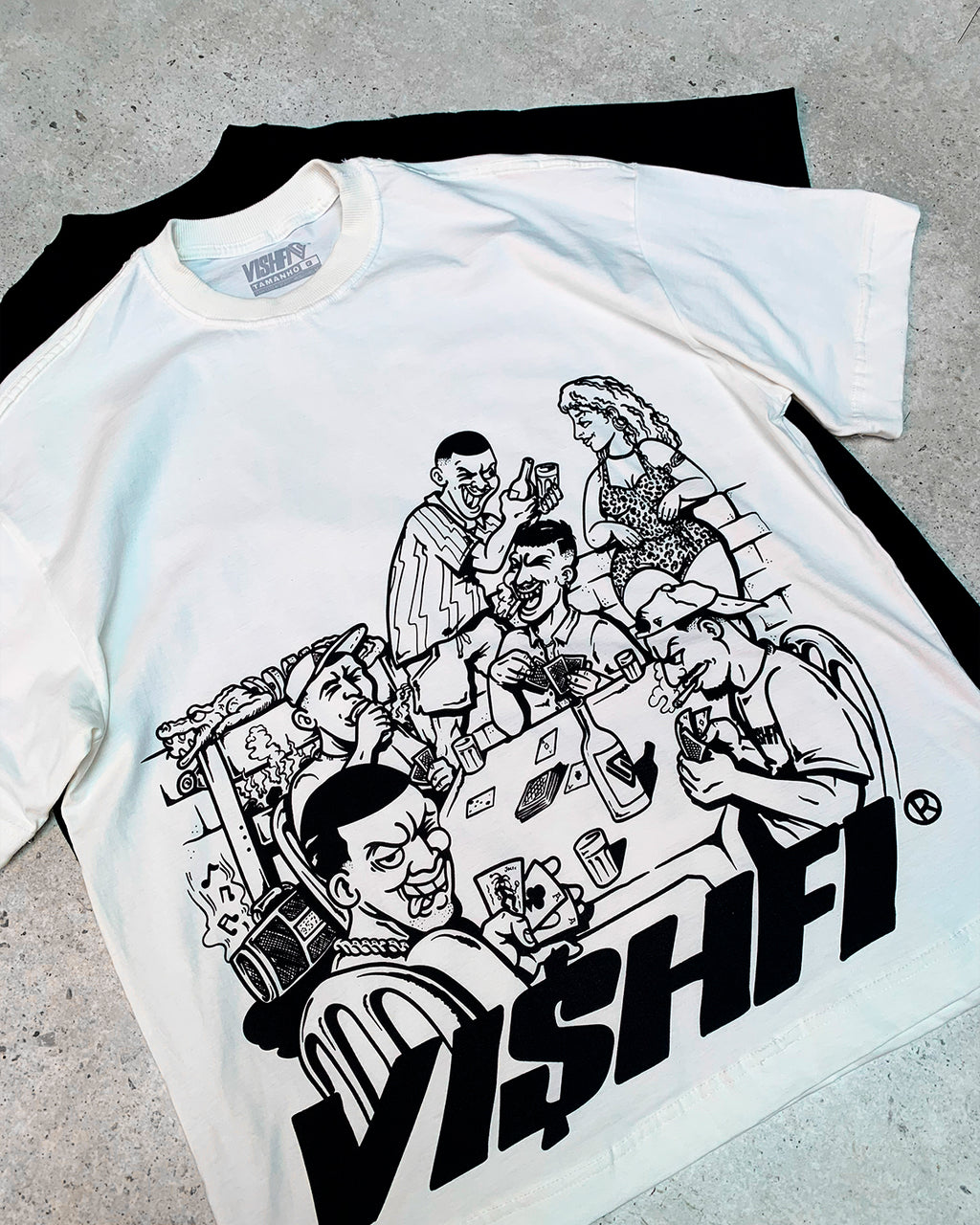 T-SHIRT CHURRASCO LINE OFF WHITE