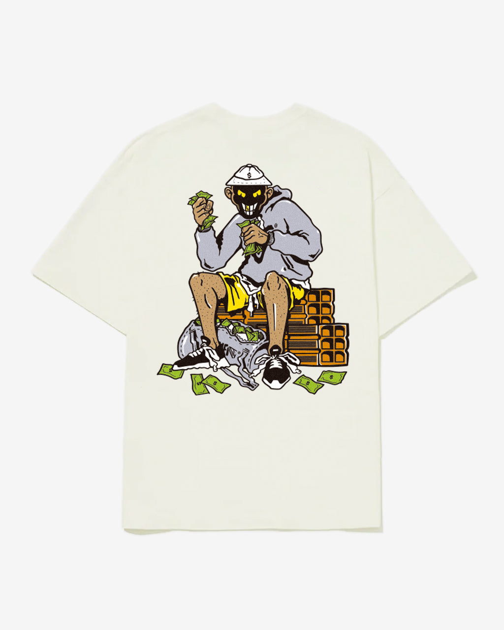 T-SHIRT CORRE DAS NOTAS OFF WHITE