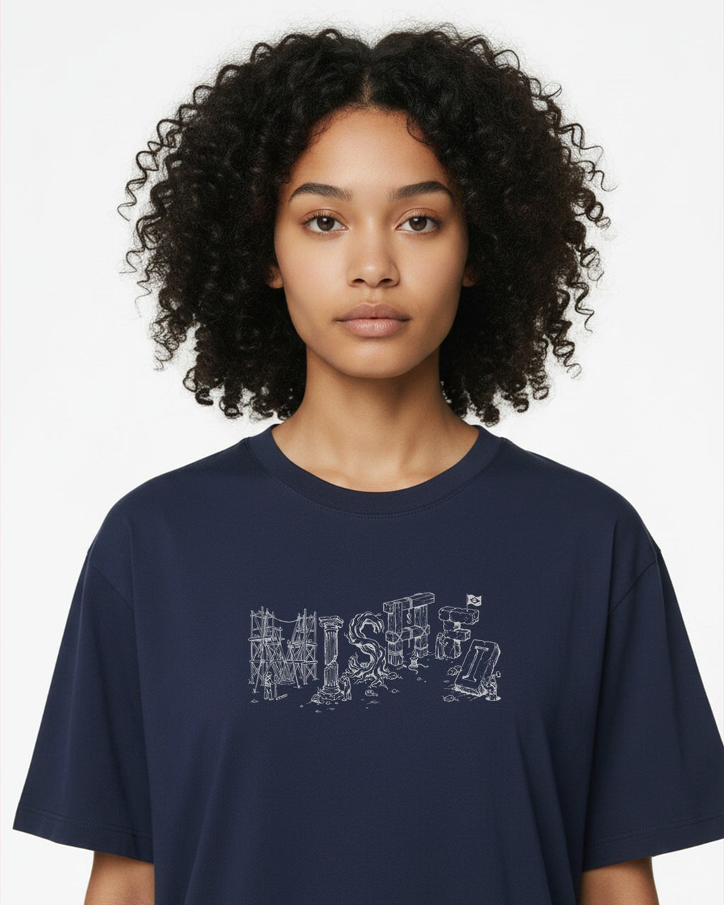 T-SHIRT GÊNESE NAVY