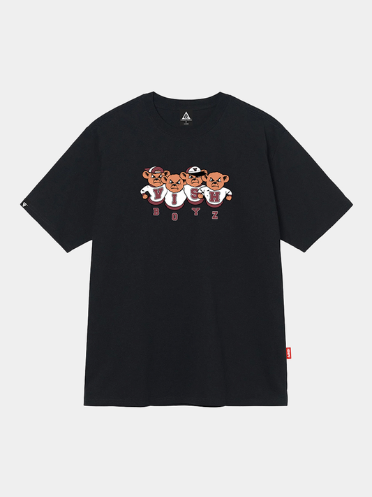 Camiseta Bear Vishboyz Preta