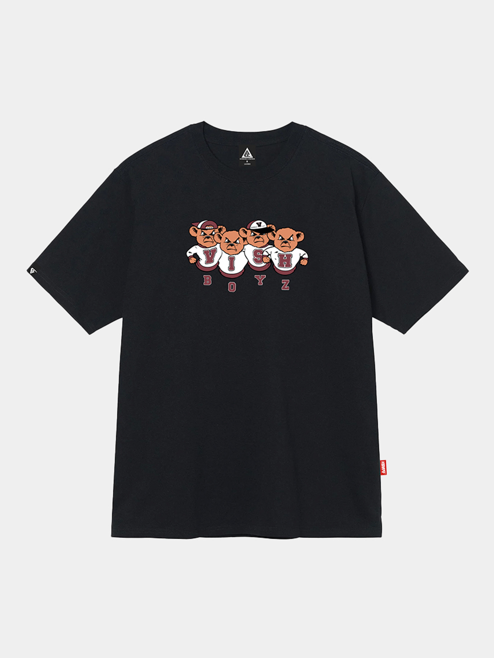 Camiseta Bear Vishboyz Preta